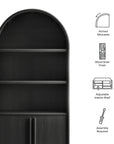 Bellamy Arched Display Cabinet - From Where Finds -