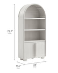 Bellamy Arched Display Cabinet - From Where Finds -