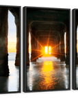 Beneath Manhattan Beach Pier Canvas Art - From Where -