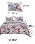 Benjara Piece Polyester Quilt Set - From Where -
