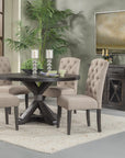 Bennie Farmhouse Dining Table - From Where -