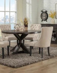 Bennie Farmhouse Dining Table - From Where -
