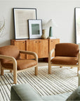 Benson Leather Chair - From Where Finds -