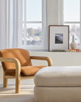 Benson Leather Chair - From Where Finds -