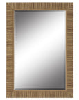 Berkshire Faux Rattan Wall Mirror - From Where -