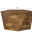 Berneau Solid Wood Coffee Table - From Where -