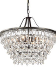 Beverly 6 - Light Dimmable Tiered Chandelier - From Where -