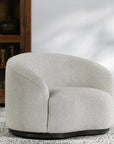 Beverly Upholstered Swivel Chair - From Where Finds -