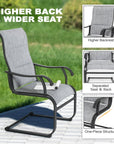 https://www.walmart.com/ip/Nuu-Garden-Patio-Dining-Chairs-Set-of-2-Outdoor-Patio-Chairs-High-Back-All-Weather-Breathable-Textilene-Grey/5448269964