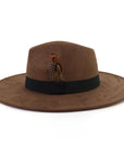 Big Wide Brim Fedora Hat - From Where -