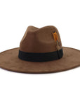 Big Wide Brim Fedora Hat - From Where -