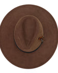 Big Wide Brim Fedora Hat - From Where -