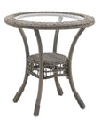 Bistro Dining Table with Glass Top - From Where -