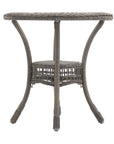 Bistro Dining Table with Glass Top - From Where -