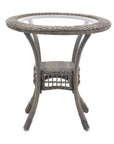 Bistro Dining Table with Glass Top - From Where -
