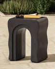 Bixby Outdoor Arched Concrete Side Table - From Where Finds -