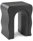 Bixby Outdoor Arched Concrete Side Table - From Where Finds -