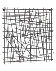 Black Abstract Metal Wall Art - From Where Finds -