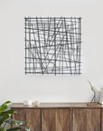Black Abstract Metal Wall Art - From Where Finds -