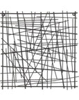 Black Abstract Metal Wall Art - From Where Finds -