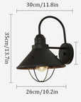 Black Barn Outdoor Wall Light - From Where -