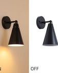 Black Industrial Wall Sconces Set of Two - From Where -