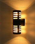 Black Outdoor Armed Sconce - From Where -