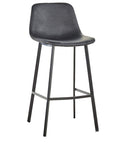 Black Wrought Iron Bar Stool - From Where -