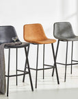 Black Wrought Iron Bar Stool - From Where -