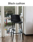 Black Wrought Iron Bar Stool - From Where -
