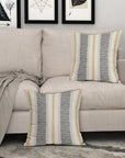 Black Yellow Pillow Covers - From Where -