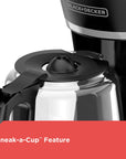 BLACK+DECKER 12 - Cup* Programmable Coffeemaker, Black, CM1070B - 3 - From Where -