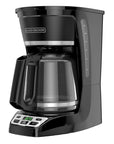BLACK+DECKER 12 - Cup* Programmable Coffeemaker, Black, CM1070B - 3 - From Where -