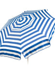 Blue and White Acrylic Striped Pole Umbrella - From Where -