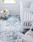 Blue Low - Pile Area Rug - From Where -