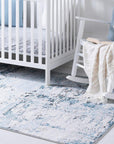 Blue Low - Pile Area Rug - From Where -