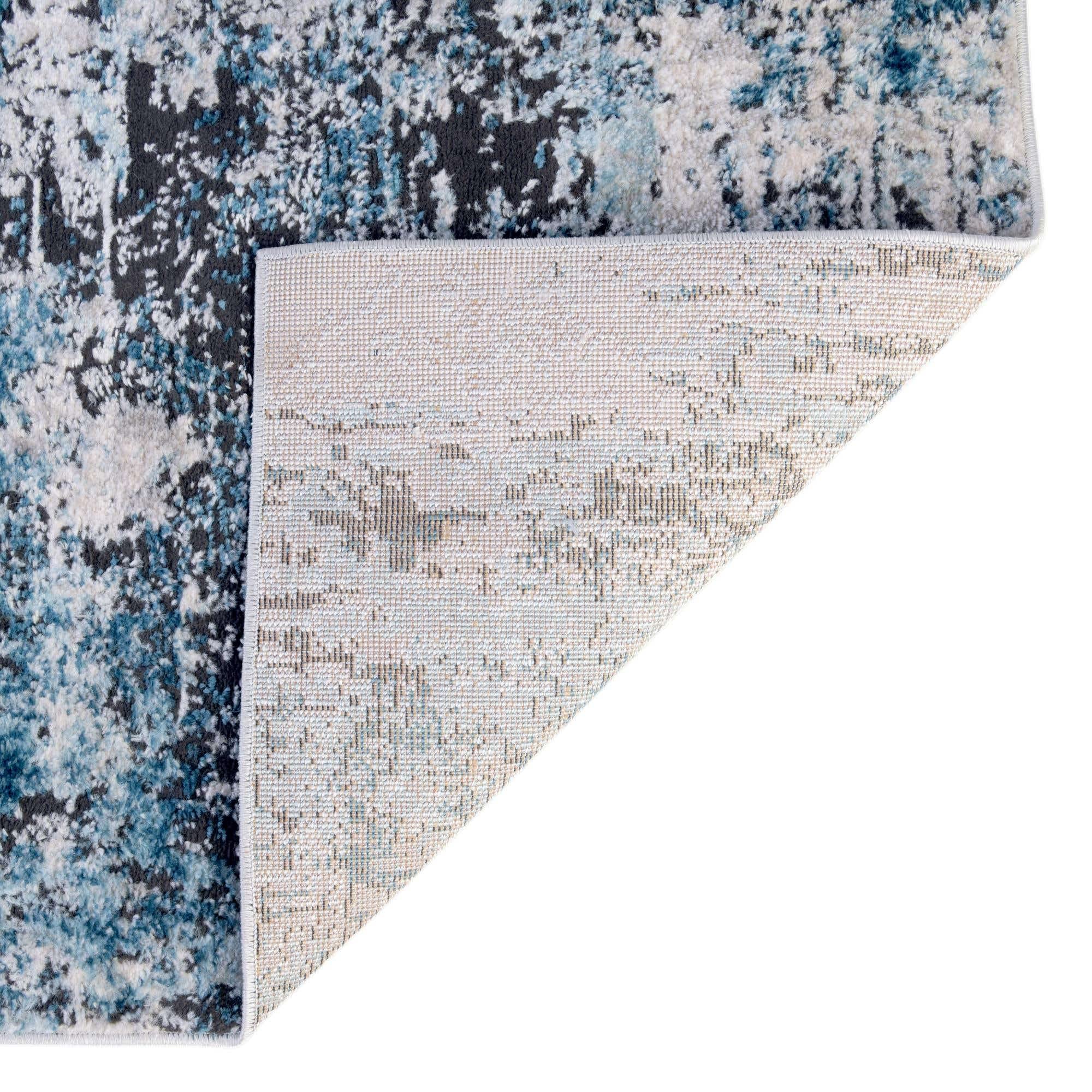 Blue Low - Pile Area Rug - From Where -