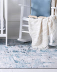 Blue Low - Pile Area Rug - From Where -