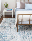 Blue Low - Pile Area Rug - From Where -