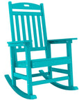 Blue Rocking Adirondack Chair - From Where -
