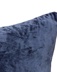Blue Velvet Euro Pillow - From Where -