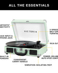 Bluetooth Portable Suitcase Record Player - From Where -
