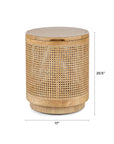 Bocana Storage Oak Side Table - From Where -
