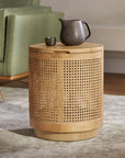 Bocana Storage Side Table Oak - From Where -