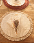Boho Round Placemats Set of 6 - From Where -