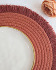 Boho Round Placemats Set of 6 - From Where -