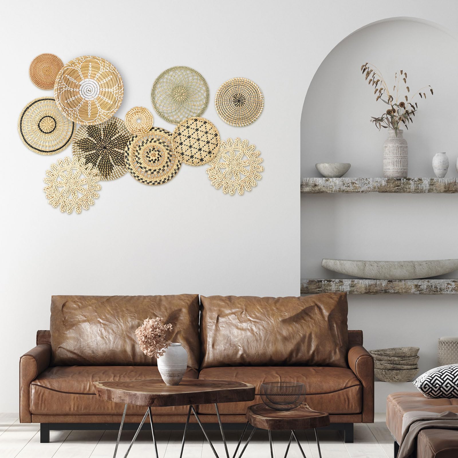 Boho Wall Basket Decor - From Where -