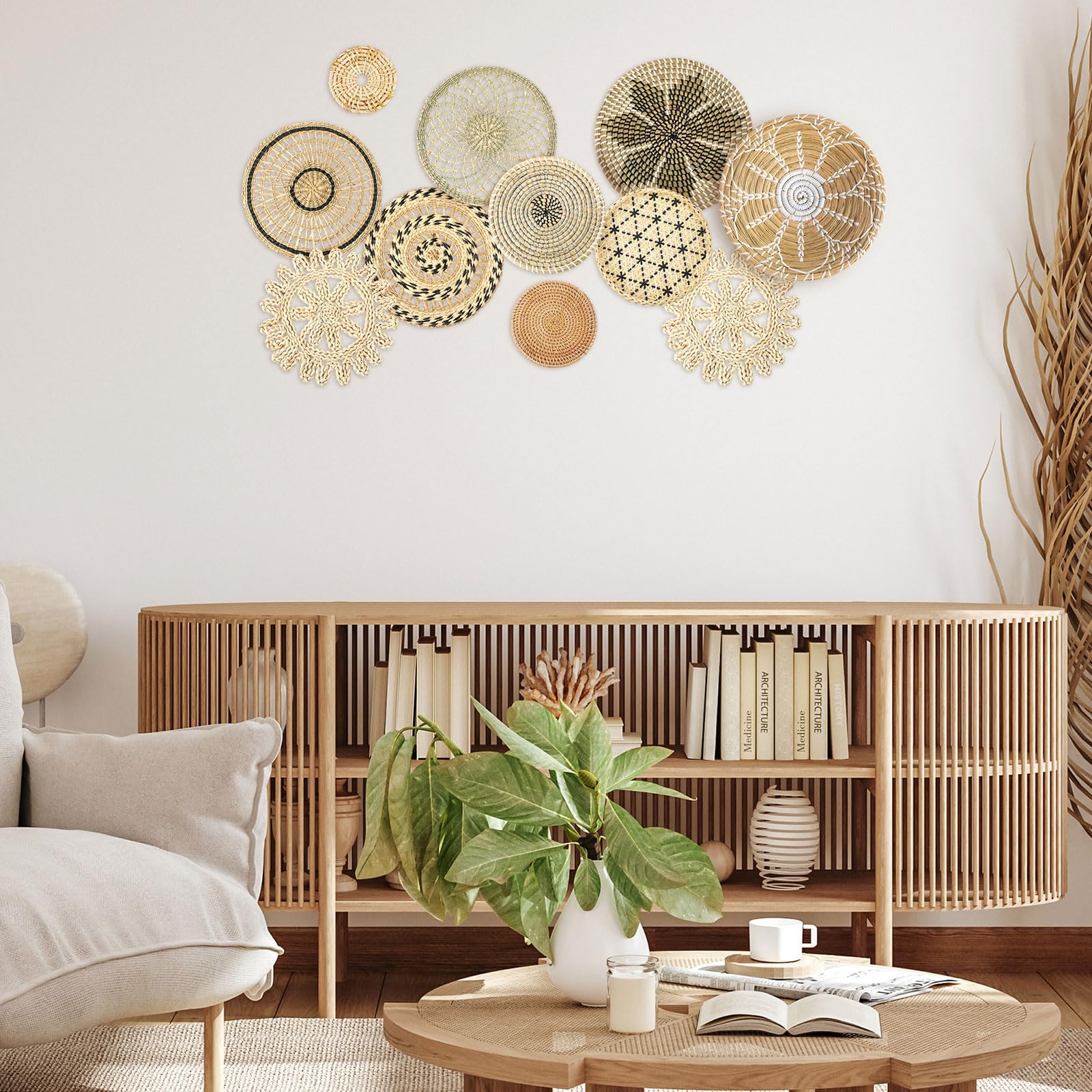 Boho Wall Basket Decor - From Where -