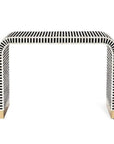 Bone Inlay Waterfall Console Table - From Where -