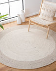 Braided Lars Geometric Area Rug - From Where -